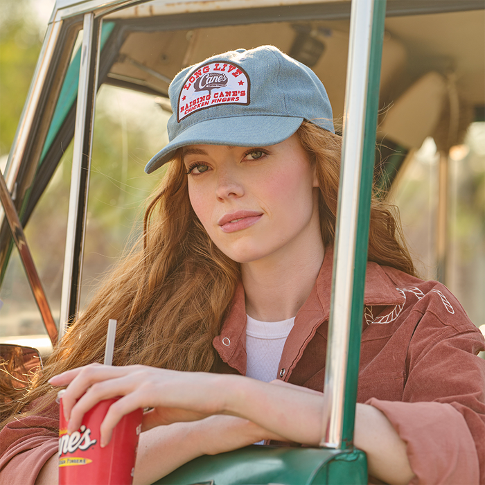 Long Live Raising Cane's Denim Hat