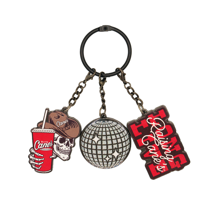 Long Live Raising Cane's Key Charms