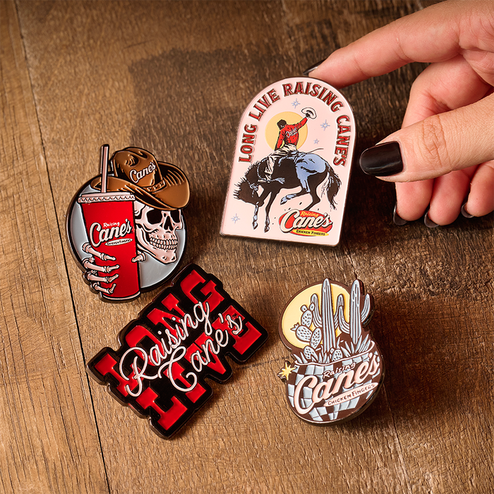 Long Live Raising Cane's Pin Set