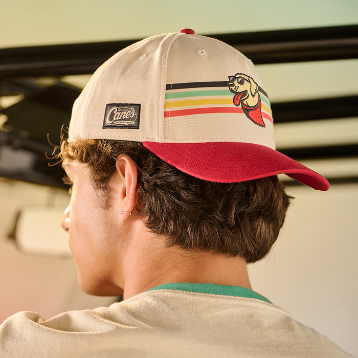 Mid Profile Hat Cane's Road Trip Mid-Profile Hat — Raising Cane's