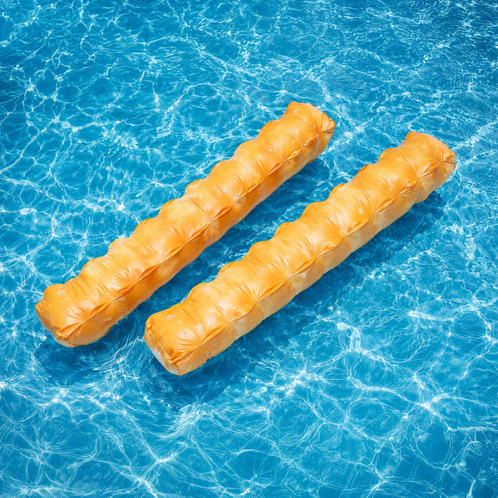 Crinkle Cut French Fry Pool Floats (Set of 2)