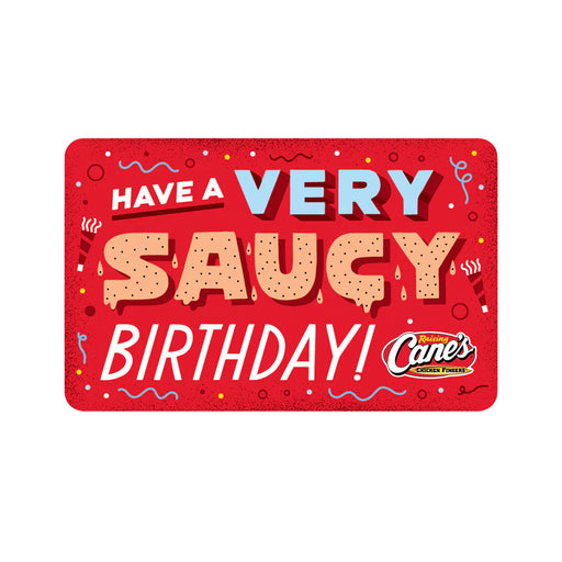 Saucy Birthday Gift Card