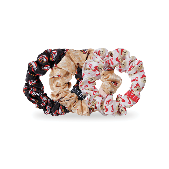 Raising Cane's x TELETIES 3PK Silk Scrunchies