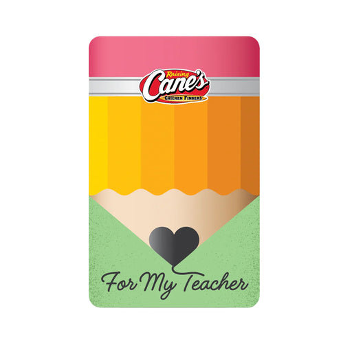 Teacher Gift Card