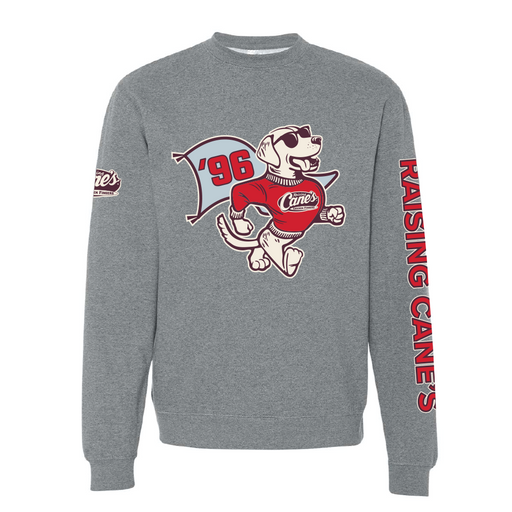 Front of Varsity Cane Crewneck Sweatshirt