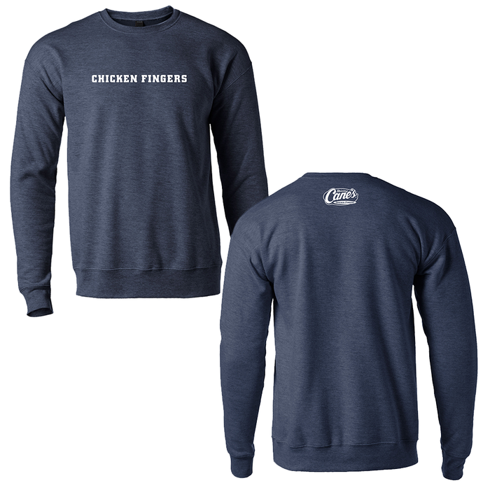 Chicken Fingers Fleece Crewneck Sweatshirt