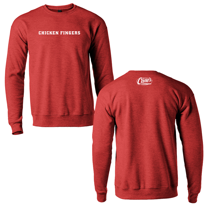 Chicken Fingers Fleece Crewneck Sweatshirt