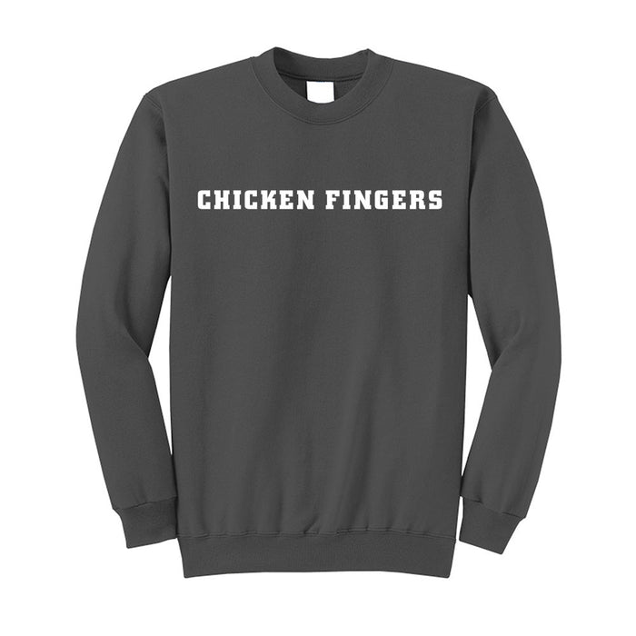 Chicken Fingers Fleece Crewneck Sweatshirt