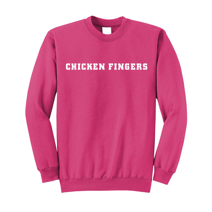 Chicken Fingers Fleece Crewneck Sweatshirt