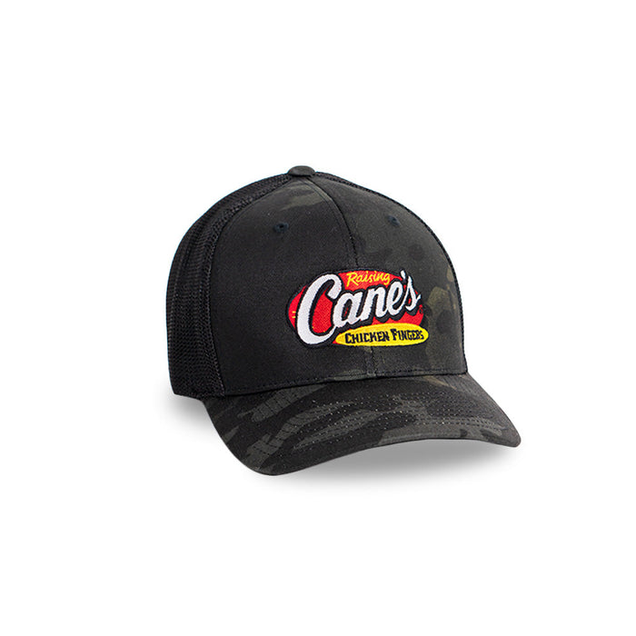 Hat Raising — Trucker Flexfit Cane\'s Camo