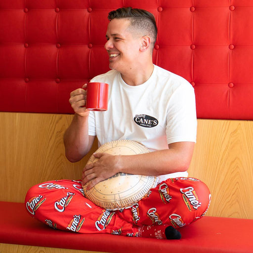 Caniac™ Pajama Pants in Red on Male Model