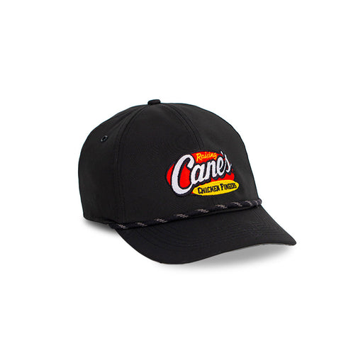 Performance Rope Hat Front in Black